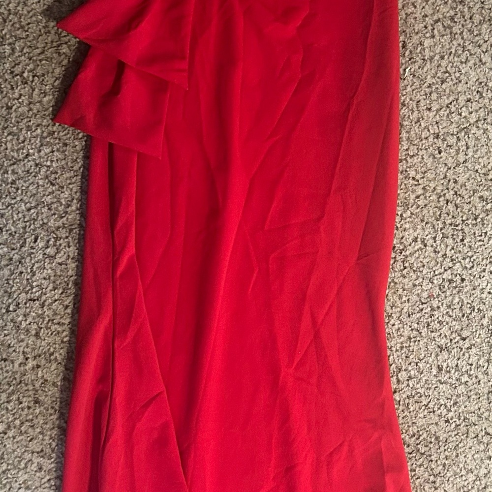 Elegant Red Women's Dress